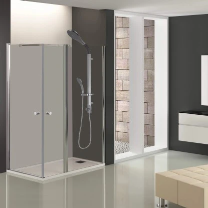 Flügeltür Sanoflex 6 Mm Chrom 160 Cm X 195 Cm 5 Flügeltür Sanoflex 6 Mm Chrom 160 Cm X 195 Cm – Bild 3