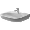 Duravit Waschbecken D-Code Med 60 Cm Weiß Mit 1 Hahnloch -Geschäft Für Duschzubehör 0551 2438 2311600070 224 1