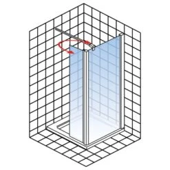 Schulte Walk-In Dusche Toura 80 X 200 Cm Mit Beweglichem Element 40 Cm 11 Schulte Walk-In Dusche Toura 80 X 200 Cm Mit Beweglichem Element 40 Cm -Geschäft Für Duschzubehör 060991060762 2053 060762 5