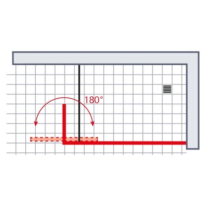 Schulte Walk-In Dusche Toura 80 X 200 Cm Mit Beweglichem Element 40 Cm 7 Schulte Walk-In Dusche Toura 80 X 200 Cm Mit Beweglichem Element 40 Cm – Bild 5