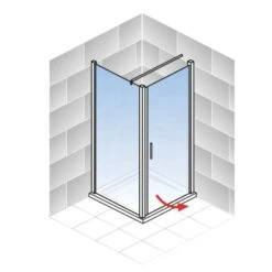 Schulte ExpressPlus Drehtür Seitenwand Mit Duschwanne AlexaStyle2.0 80 X 80 -Geschäft Für Duschzubehör 060991064418 2053 064418 5