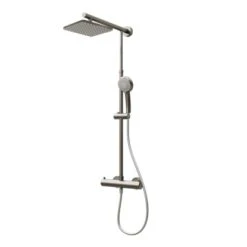 Schulte ExpressPlus Duschsystem Rain Classic Mit Thermostat Kopfbrause Eckig