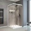 Schulte ExpressPlus Eckeinstieg Variabel Sunny 80-90 X 80-90 X 180 Cm 4-teilig -Geschäft Für Duschzubehör 060991064708 2053 064708 1
