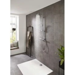 Hansgrohe Showerpipe Croma 160 1jet Mit Thermostat Chrom -Geschäft Für Duschzubehör 0 PIU 01 1183 27135000 tif