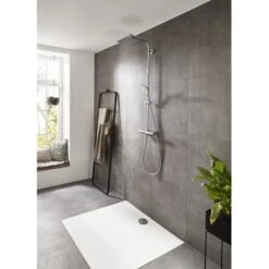 Hansgrohe Duschsystem Crometta E 240 Mm Mit Thermostat Weiß-Chrom -Geschäft Für Duschzubehör 0 PIU 01 1419 27271000 tif