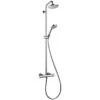 Hansgrohe Showerpipe Croma 160 1jet Mit Thermostat Chrom -Geschäft Für Duschzubehör 1101997 4628 1