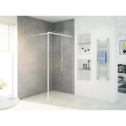 Baliv Duschabtrennung Walk-In DUK-120.80 120 Cm X 195 Cm Chrom -Geschäft Für Duschzubehör 111000 AB01 190221 L RET01