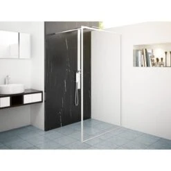 Baliv Duschabtrennung Walk-In DUK-120.80 120 Cm X 195 Cm Chrom -Geschäft Für Duschzubehör 111000 AB02 190221 L RET01
