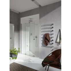 Hüppe Xtensa Pure Walk In Gleittür 1-teilig Rechtsbefestigung 160-180cm X 200cm -Geschäft Für Duschzubehör 159157 XtensaNische