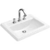 Villeroy & Boch Einbauwaschbcken Hommage 63 Cm X 52,5 Cm Weiß Alpin CeramicPlus -Geschäft Für Duschzubehör 17501 4123 8354472 print 1