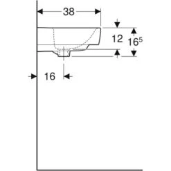 Geberit Handwaschbecken Renova Plan 50 Cm Ohne Hahnloch O. Überl. Weiß KeraTect -Geschäft Für Duschzubehör 1769451 20200402 105923 3