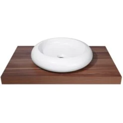 Aufsatzwaschbecken Imia 45 X 45 Cm Rund -Geschäft Für Duschzubehör 2137 Aufsatzwaschbecken 3 3