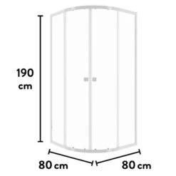 Baliv Duschkabine DUK-80.20R 80 Cm X 80 Cm Chrom -Geschäft Für Duschzubehör 250312107720 VM01 190221 L