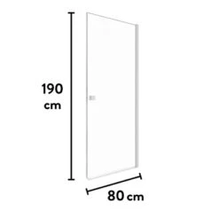 Baliv Dusch-Drehtür DUK-80.30T 80 Cm X 190 Cm Chrom -Geschäft Für Duschzubehör 250312107744 VM01 190221 L