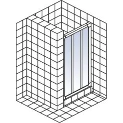 Schulte Kristall Trend Gleittür 3-teilig 80 Cm Kunstglas Softline Hell 8 Schulte Kristall Trend Gleittür 3-teilig 80 Cm Kunstglas Softline Hell -Geschäft Für Duschzubehör 32020 2053 4060991002335 5
