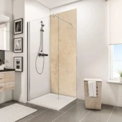 Schulte DecoDesign Duschrückwand Dekor Kalkstein-Hell 255 X 100 Cm