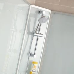 Schulte Komplettduschkabine Korfu II Alu-Natur Hellgrün 89x89x202 Cm -Geschäft Für Duschzubehör 32020 2053 4060991009983 8 1