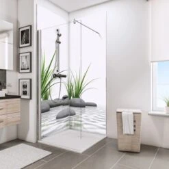 Schulte ExpressPlus Duschrückwand DecoDesign "Zen Steine & Gras" 210 X 90 Cm 7 Schulte ExpressPlus Duschrückwand DecoDesign "Zen Steine & Gras" 210 X 90 Cm -Geschäft Für Duschzubehör 32020 2053 4060991036682 7