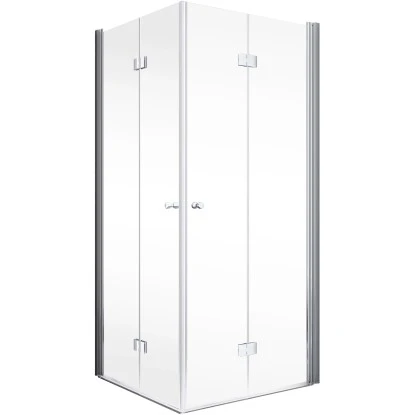 Schulte ExpressPlus Drehfalttür AlexaStyle2.0 Alunatur 90x90x192cm 4 Schulte ExpressPlus Drehfalttür AlexaStyle2.0 Alunatur 90x90x192cm – Bild 2