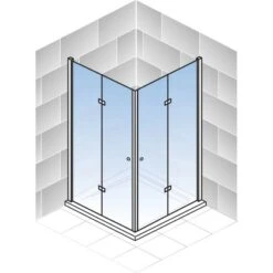 Schulte ExpressPlus Drehfalttür AlexaStyle2.0 Alunatur 90x90x192cm 13 Schulte ExpressPlus Drehfalttür AlexaStyle2.0 Alunatur 90x90x192cm -Geschäft Für Duschzubehör 32020 2053 4060991037771 5