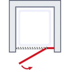 Schulte ExpressPlus Drehtür In Nische MasterClass Rechts Chromoptik 90x200cm -Geschäft Für Duschzubehör 32020 2053 4060991038280 6