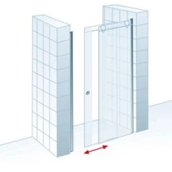 Schulte ExpressPlus Gleittür In Nische MasterClass Rechts Chromoptik 120x200cm -Geschäft Für Duschzubehör 32020 2053 4060991038433 5