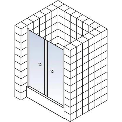 Schulte ExpressPlus Pendeltür Garant Alu-Natur Klar Hell 100x200cm 6 Schulte ExpressPlus Pendeltür Garant Alu-Natur Klar Hell 100x200cm – Bild 4