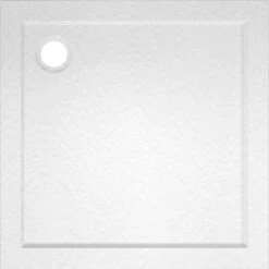 Baliv Duschwanne DW-90.110E Acryl In Steinoptik 90 Cm X 90 Cm Weiß -Geschäft Für Duschzubehör 3700710238676 S02 140720 L