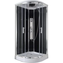 Sanotechnik Komplettduschkabine Trend 1 Chrom-Optik 210 Cm X 90 Cm -Geschäft Für Duschzubehör 3 komplettdusche trend 1 2