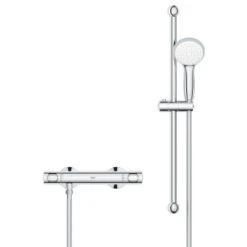 Grohe QuickFix Thermostat-Brausebatterie 1/2" Mit Brausegarnitur 600mm -Geschäft Für Duschzubehör 4005176632501 3