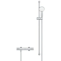 Grohe QuickFix Thermostat-Brausebatterie 1/2" Mit Brausegarnitur 900mm -Geschäft Für Duschzubehör 4005176684425 3