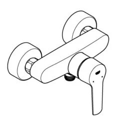 Grohe QuickFix Einhand-Duschbatterie Start Schwarz -Geschäft Für Duschzubehör 4005176782060 4520 AI 01