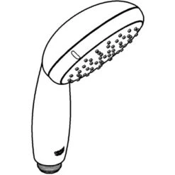 Grohe QuickFix Handbrause Vitalio Start 100 Schwarz 2 Strahlarten -Geschäft Für Duschzubehör 4005176782190 4520 AI 01