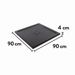 Baliv Duschwanne DW-90.70 E Quadratisch 90 Cm X 90 Cm -Geschäft Für Duschzubehör 4007871039982 VM01 150621