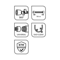 Baliv Wannenbrause-Set WBS-150.10 Verchromt -Geschäft Für Duschzubehör 4007873313301 80