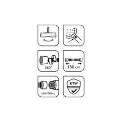 Baliv Überkopfbrause-Set KBS-14.120 Verchromt -Geschäft Für Duschzubehör 4007873340123 110