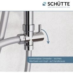 Schütte Duschsystem Mallorca Mit Kopfbrause Und Handbrause Ohne Armatur Chrom -Geschäft Für Duschzubehör 4008431606606 2759 19