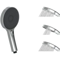 Schütte Design Handbrause Samoa Rain Chrom-Anthrazit -Geschäft Für Duschzubehör 4008431609508 2759 4