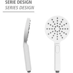 Wenko Duschkopf Design Kunststoff (ABS) 12 X 12 Cm Weiß -Geschäft Für Duschzubehör 4008838254141 1068 AI 01