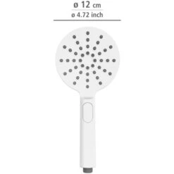 Wenko Duschkopf Design Kunststoff (ABS) 12 X 12 Cm Weiß -Geschäft Für Duschzubehör 4008838254141 1068 VM 01