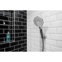 Wenko Duschkopfhalter 360° Befestigen Ohne Bohren Ø 8 X 7,5 Cm Chrom -Geschäft Für Duschzubehör 4008838388181 1068 AB 01