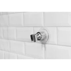 Wenko Duschkopfhalter 360° Befestigen Ohne Bohren Ø 8 X 7,5 Cm Chrom -Geschäft Für Duschzubehör 4008838388181 1068 AB 03