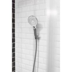 Wenko Duschkopfhalter 360° Befestigen Ohne Bohren Ø 8 X 7,5 Cm Chrom -Geschäft Für Duschzubehör 4008838388181 1068 AB 04