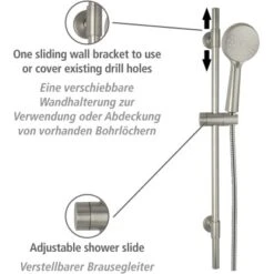 Wenko Brauseset Young 66 Cm Edelstahl 23 Wenko Brauseset Young 66 Cm Edelstahl -Geschäft Für Duschzubehör 4008838404195 1068 AI 11