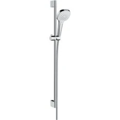Hansgrohe Brauseset Croma Select E Vario Mit Brausestange 90 Cm Weiß-Chrom