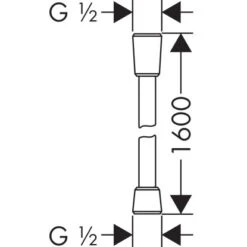 Hansgrohe Brauseschlauch Comfortflex 160 Cm Chrom -Geschäft Für Duschzubehör 4011097796062 2744 2