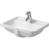 Duravit Einbauwaschbecken Starck 3 52,5 Cm Weiß Mit Waschtisch + 1 Hahnloch -Geschäft Für Duschzubehör 4021534223334 001