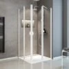 Schulte Sunny Eckeinstieg 4-tlg. Mit Drehtüren 80 X 80 X 180 Cm Weiß -Geschäft Für Duschzubehör 4060991013805 1