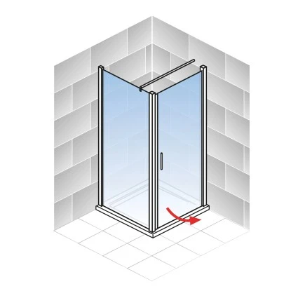 Schulte Alexa Style 2.0 Drehtür Inklusive Seitenwand 90 X 80 X 192 Cm 7 Schulte Alexa Style 2.0 Drehtür Inklusive Seitenwand 90 X 80 X 192 Cm – Bild 5