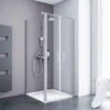 Schulte Pendeltür Alexa Style 2.0 Alu-Natur Glas Klar Hell 90x90x92 Cm -Geschäft Für Duschzubehör 4060991018725 2053 1